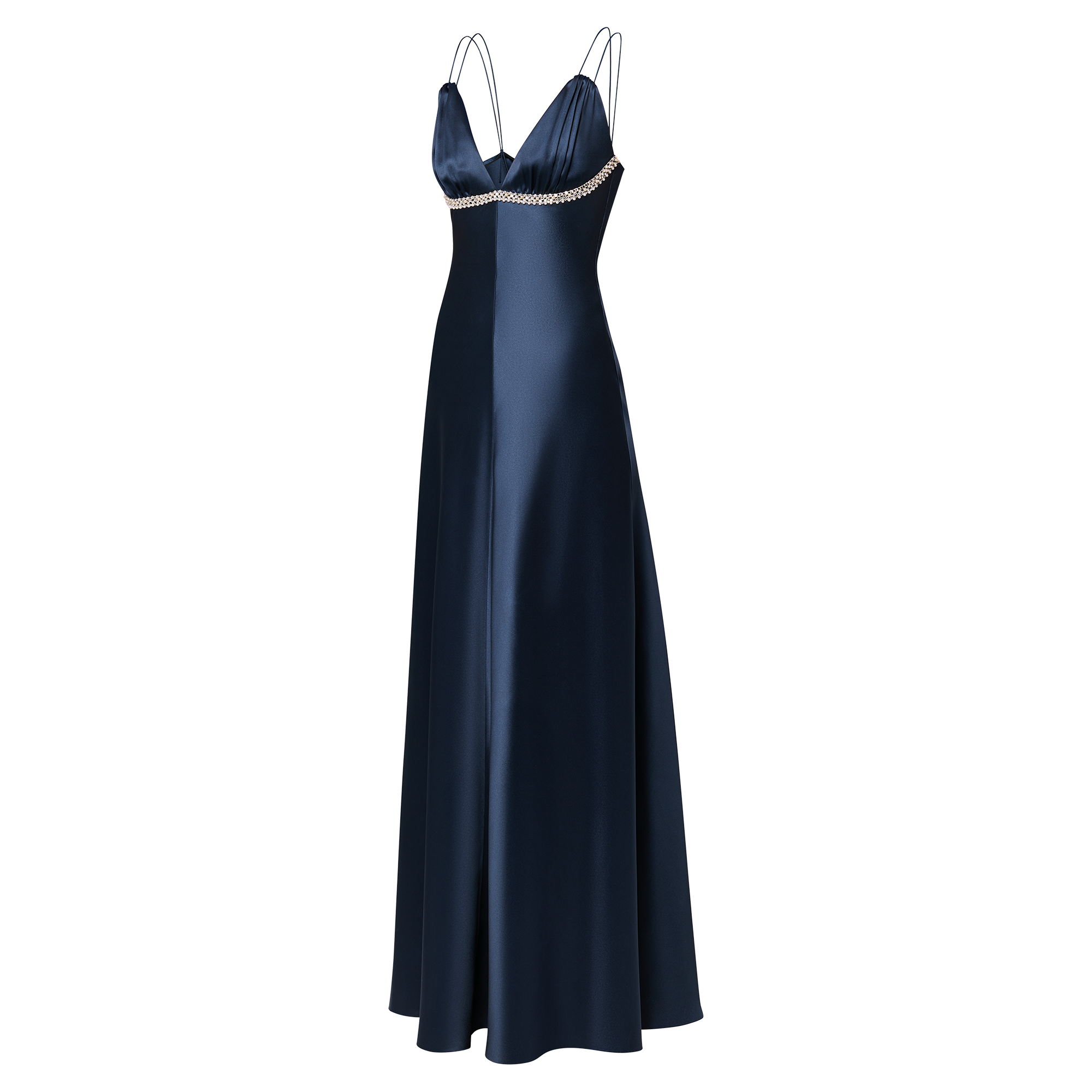 Beaded Trim Gown Women ReadytoWear LOUIS VUITTON